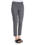 Side Strapping Pants, Black