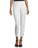 Marcia Straight-Leg Pants, Black