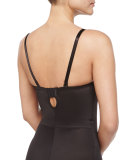 Plunge-Neck Strapless Control Bra Slip