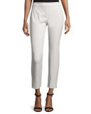Cropped Skinny Organic Twill Pants