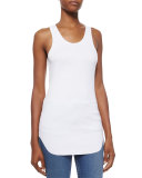Cotton Racerback Shirttail Tank Top