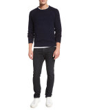 Drop-Rise Denim Jeans