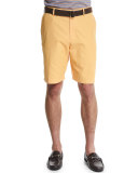 Lightweight Twill Shorts, Orange