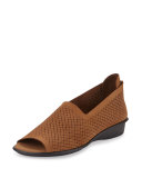 Eadan Open-Toe Demi-Wedge Sandal, Viso