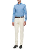 New 5-Pocket Pants, Stone 
