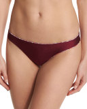 Rhapsody Printed Reversible Low-Rise Swim Bottoms
