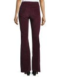 High Rise Bell Canyon Corduroy Pants, Midnight Plum