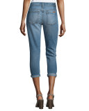 Billie Distressed Cropped Jeans, Bijou