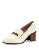 Gemini-Link Patent 65mm Loafer, New Ivory