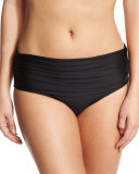 Ruched Hipster Swim Bottom