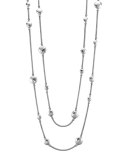 Palu Silver Disc Stations Sautoir Necklace, 72"L
