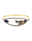 Crystal Spike Tension Bangle