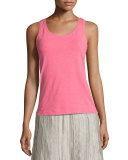 Perfect Scoop-Neck Tank, Pink
