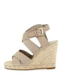 Kaelyn Crisscross Wedge Espadrille Sandal