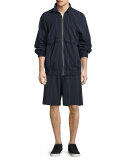 Pinstripe Board Shorts, Midnight