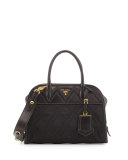 Tessuto Impunturato Satchel Bag