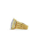 Wheaton Ring with Diamonds in Gold