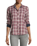 The Slim Boy Shirt, Railroad Plaid