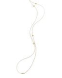 Icon Pearl Beaded Station Necklace, 34"