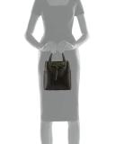 Block-T Micro Drawstring Crossbody Bag