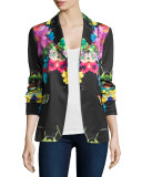 Flower Pop Two-Button Jacket