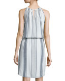 Sief Striped Silk Dress