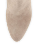 Suede 85mm Ankle Boot, Clay (Agrilla)