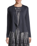 Knit Blazer Cardigan, Japanese Violet