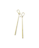 18k Glamazon Thin Elongated Earrings