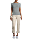 Thorina Tierra Wash Cropped Pants, Beige
