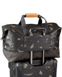 Alpha Bravo Smoke Character-Print Grissom Travel Satchel