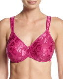 Awareness Full-Cup Underwire Bra, Wild Aster