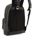 Marden Men's Check Backpack, Chocolate/Black