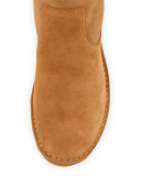 Samantha Quilted Tall Boot, Chestnut