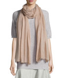 Cashmere Lightweight Scarf, Toffee