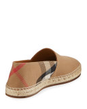 Men's Pateman Canvas Check Espadrille, Classic Check