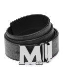 Claus Reversible Saffiano Leather Belt