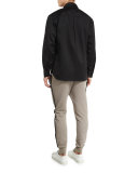 Contrast-Trim Jogger Pant