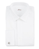 Oxford French-Cuff Dress Shirt, White 
