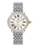 16mm Serein Stainless Steel Diamond 7-Link Taper Bracelet