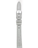 12mm Alligator Strap, Silver