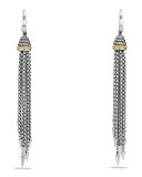 Chain Earrings with Gold