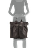 Pilot Leather Tote Bag, Black