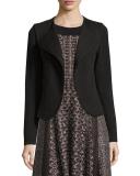 Modern Zipper Jacket, Plus Size  