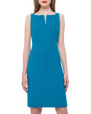 Sleeveless Square-Neck Sheath Dress,  Whirlaway