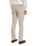 Ray Regular-Fit Five-Pocket Pants, Tan
