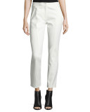 Vanner Slim Ankle Pants, New Ivory