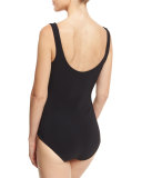 Xeni V-Neck Bow-Detail One-Piece Swimsuit