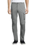 Slim-Stretch Cargo Pants, Sage