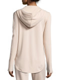 Zip-Front Jersey Hoodie 